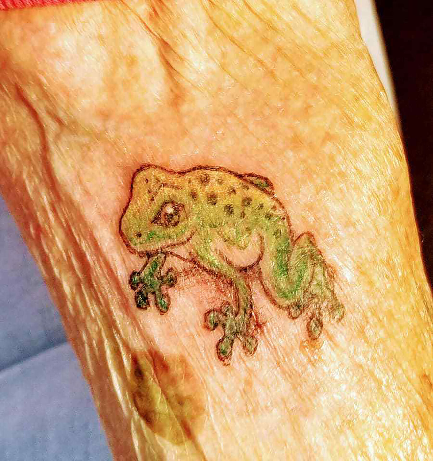 A 103-year-old woman got her first tattoo to cross it off her bucket list